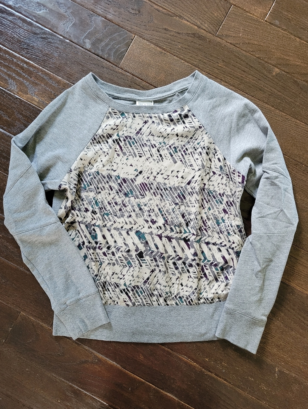 Mixed media pullover shirt Converse